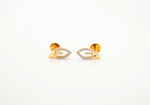 Diamond Leafall Earring