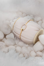 Exquisite Diamond Heart Bangle