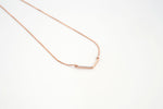 Elegant V-Shaped Pendant Necklace