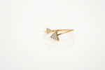 Diamond Duo Triangles Ring