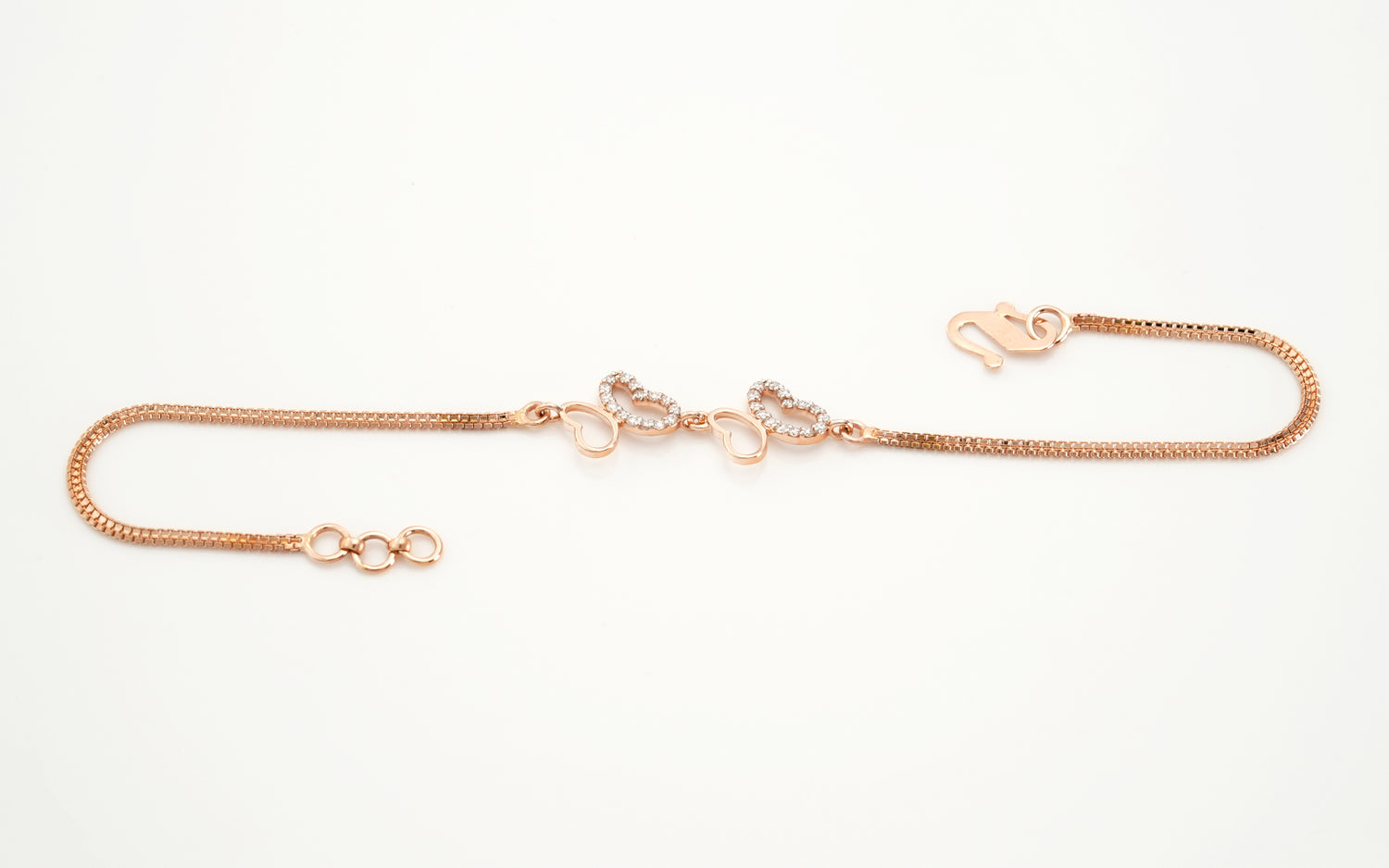 Diamond Duo Squares Bracelet