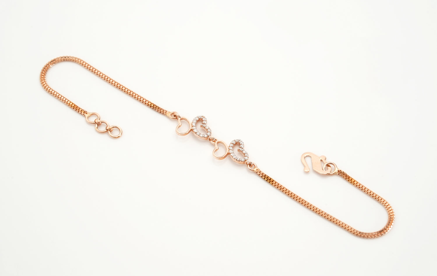 Diamond Duo Squares Bracelet