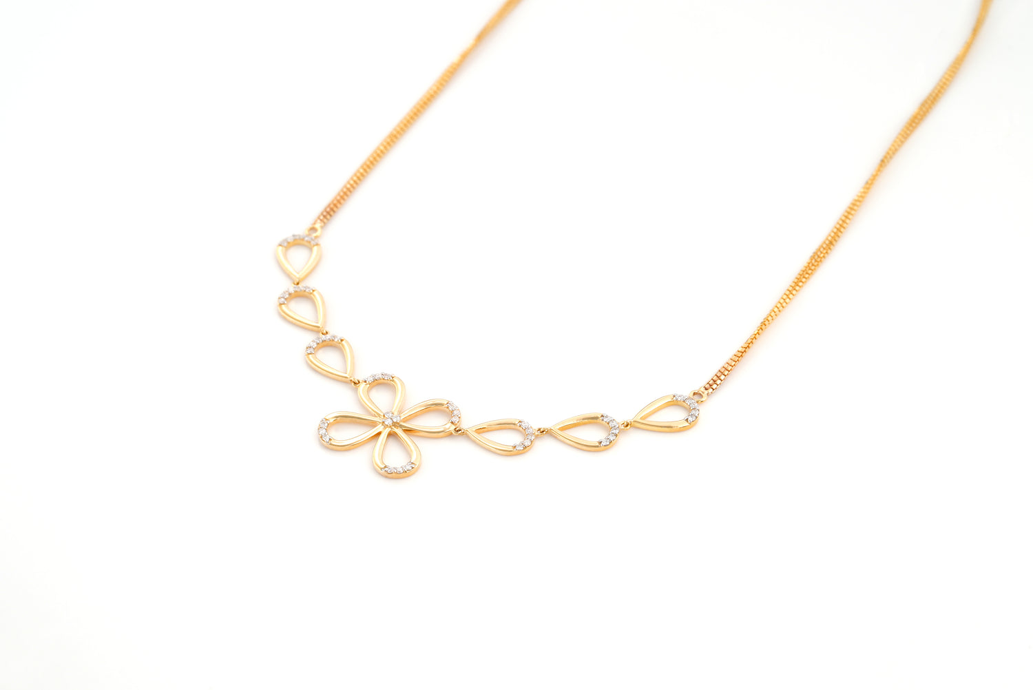 Delicate Beauty of Petals Necklace