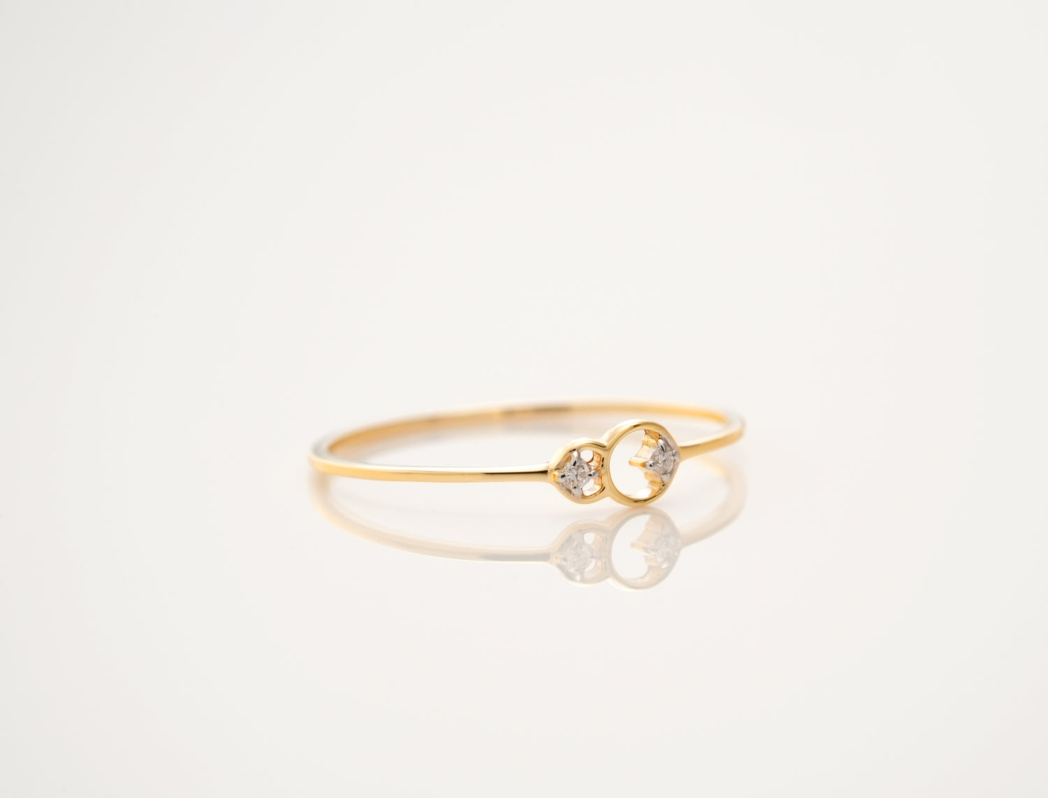Twin Circle Glow Ring