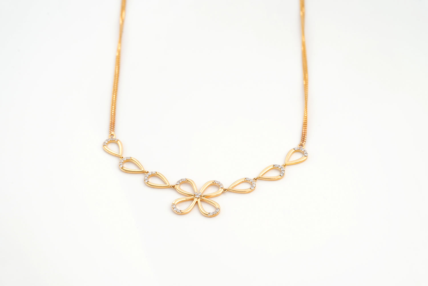 Delicate Beauty of Petals Necklace