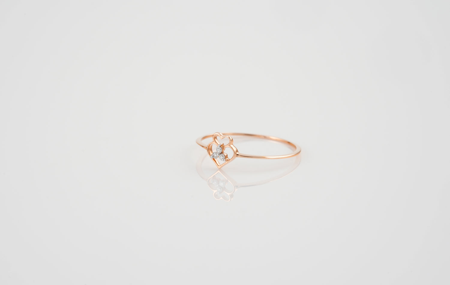 Diamond Heartbeat Ring