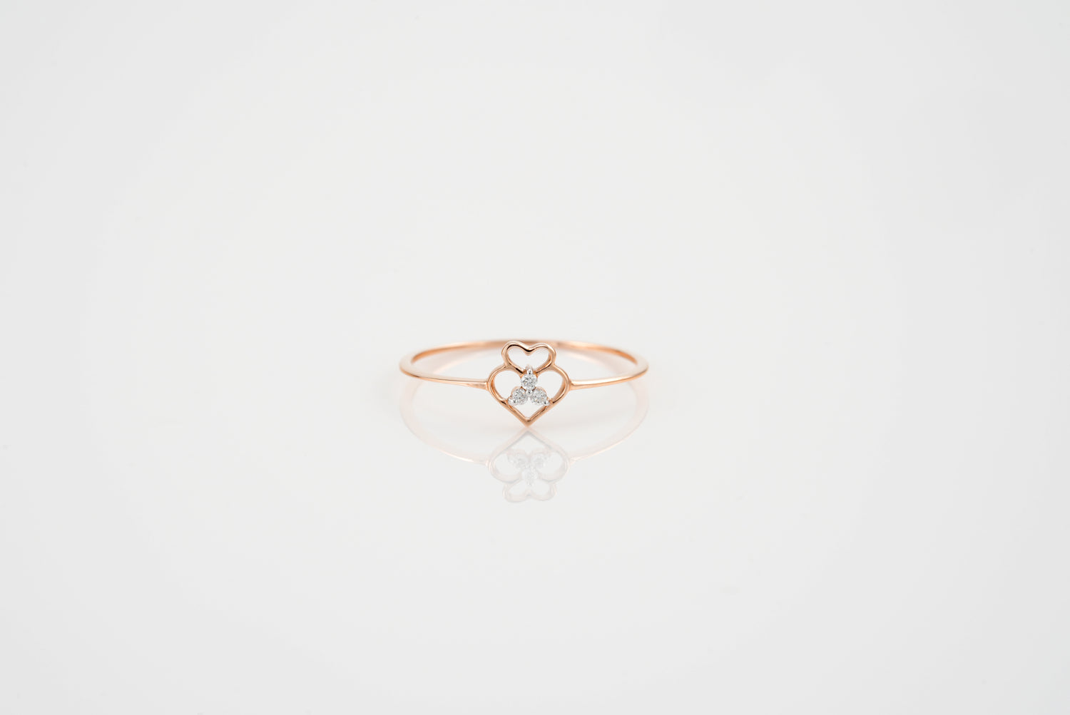 Diamond Heartbeat Ring