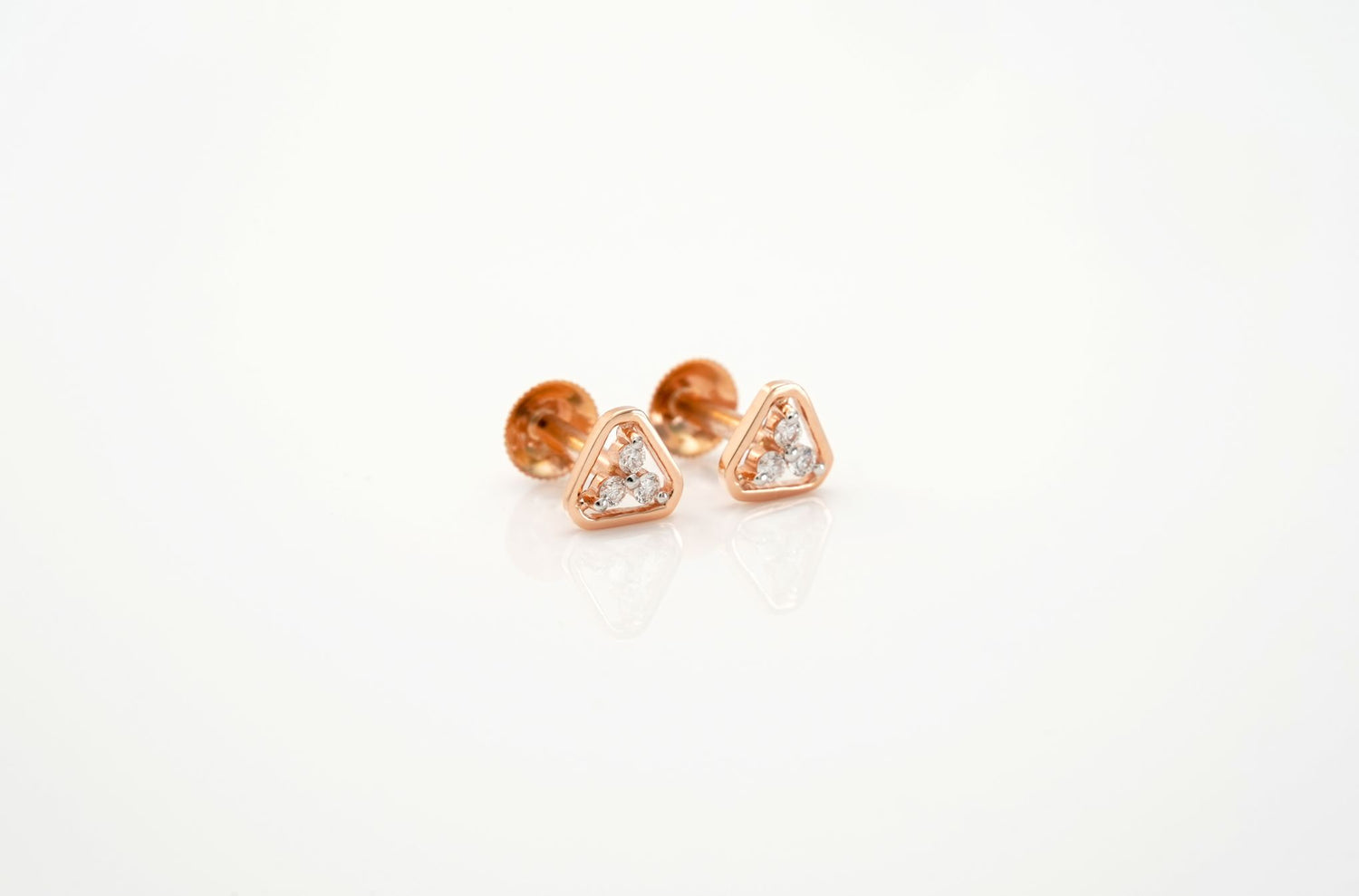 Triangle Blossom Earring