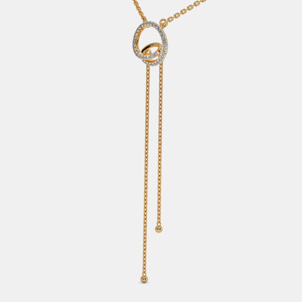 Circles Long Necklace