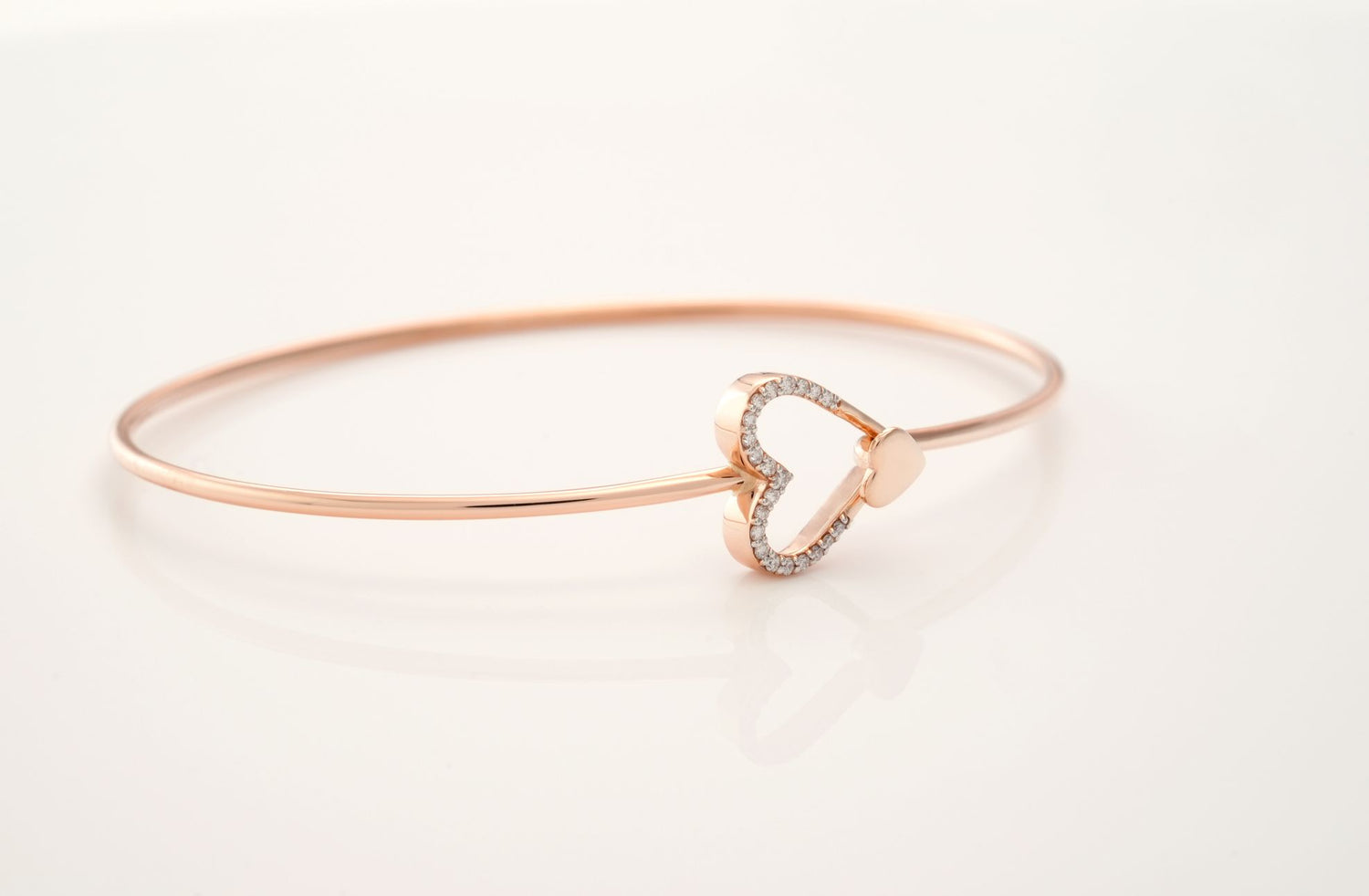 Heart of 21 Diamond Bangle