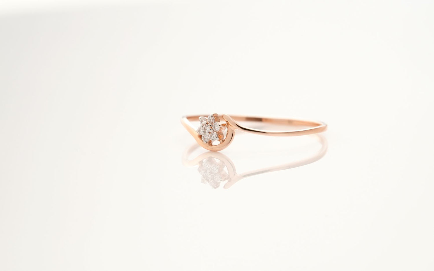 Floral Arc Ring