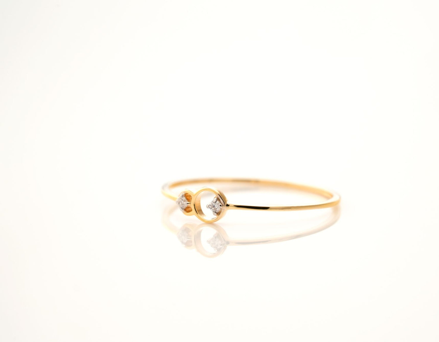 Twin Circle Glow Ring
