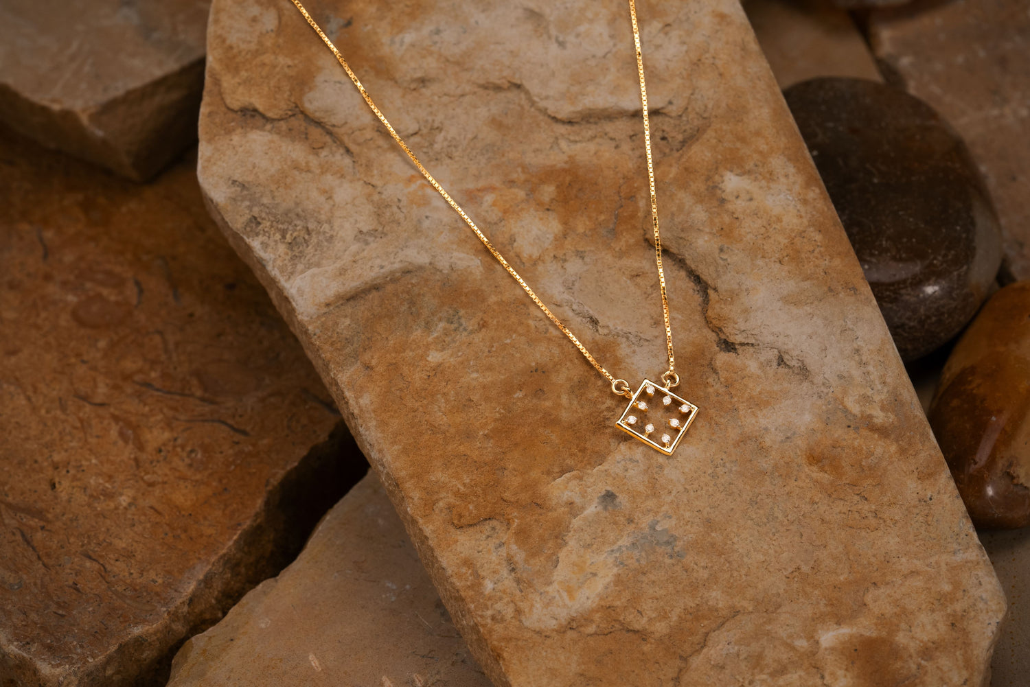 Gold Charm Necklace