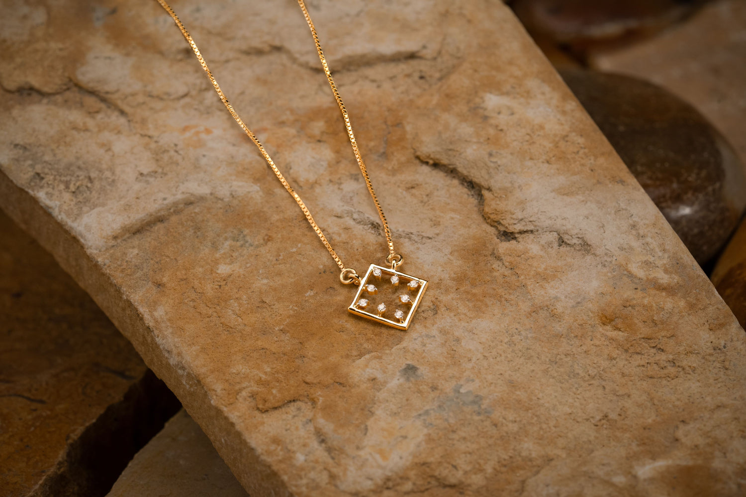 Gold Charm Necklace