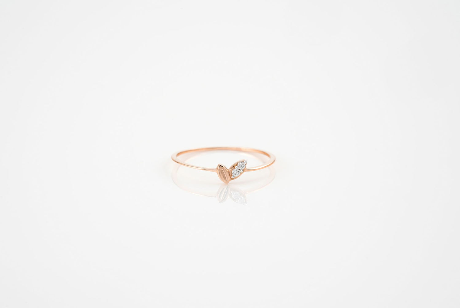 Diamond Leaves Ring
