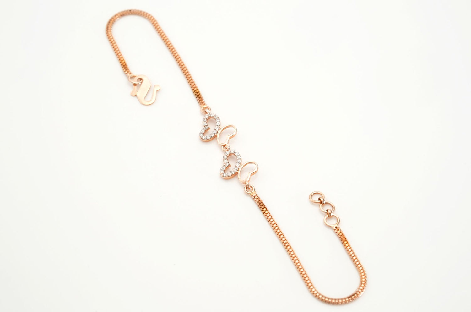 Diamond Duo Squares Bracelet